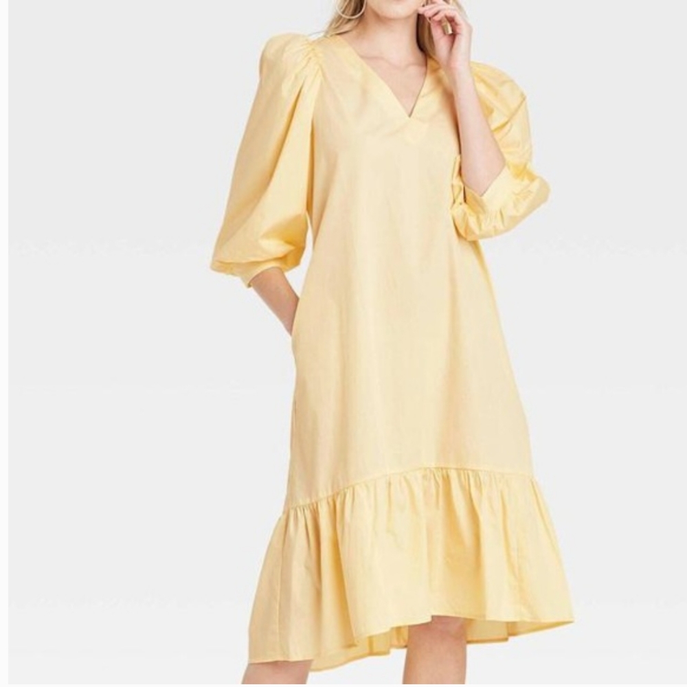 Ruffle Hem Dress